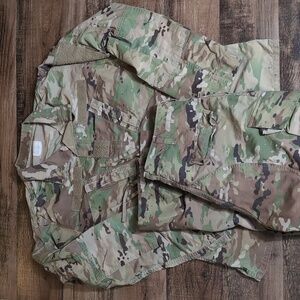 Vintage US Army Military Camo Jacket & Pants Set Size Medium Long 'NCO Wash'